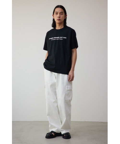 AZUL by moussy(アズールバイマウジー)の「フロントロゴベーシックプリントTシャツ(Tシャツ/カットソー・メンズ・ライトブルー/ブラック/ライトグレー/ホワイト/グレー・MEDIUM/LARGE)」の18枚目の写真