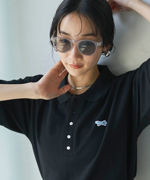 coen（コーエン）の「ケース付きファッションカラーグラス／ウェリントン（サングラス・レディース・ライトグレー/ベージュ/ブラック・FREE）」の5枚目の写真