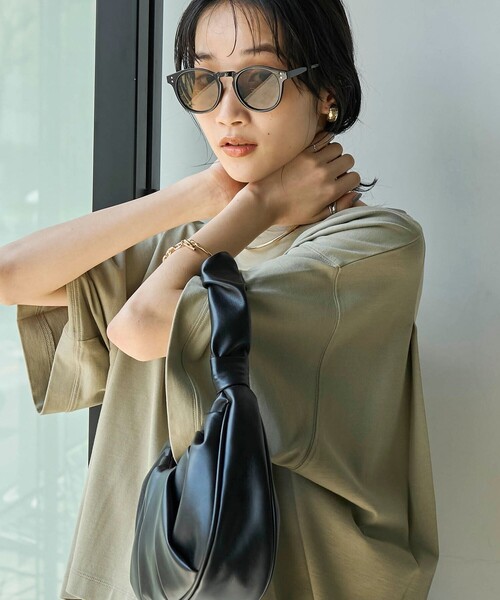 coen（コーエン）の「ケース付きファッションカラーグラス／ウェリントン（サングラス・レディース・ライトグレー/ベージュ/ブラック・FREE）」の20枚目の写真