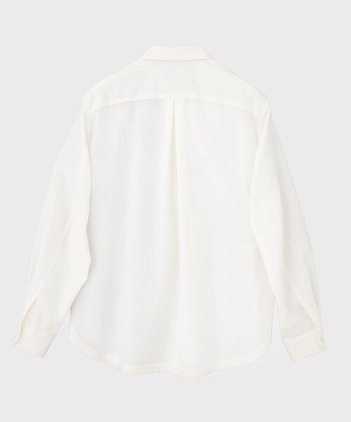 ETHOSENS（エトセンス）の「【ETHOSENS/エトセンス】別注 Layer shirt（シャツ/ブラウス・メンズ・オフホワイト/グレー・3/2）」の3枚目の写真