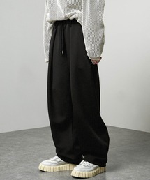 Alfred Alex | 【Alfred Alex】ダブルフェイスディープタック ハイウエストイージーパンツ(その他パンツ)