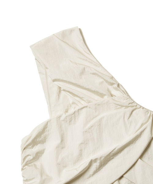 ROPE' PICNIC（ロペピクニック）の「ナイロンねじりビスチェ/セットアップ対応（ベスト・レディース・チャコールグレー/オフホワイト・38）」の15枚目の写真