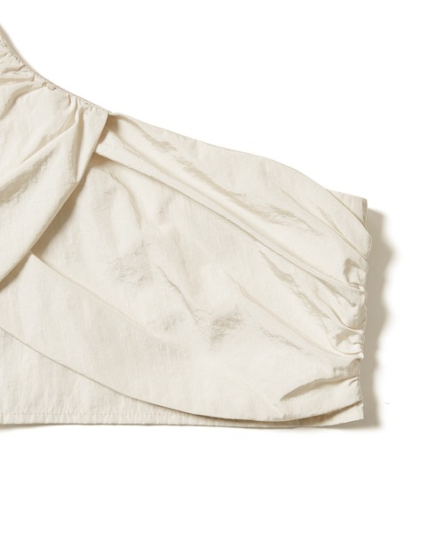 ROPE' PICNIC（ロペピクニック）の「ナイロンねじりビスチェ/セットアップ対応（ベスト・レディース・チャコールグレー/オフホワイト・38）」の16枚目の写真