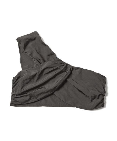 ROPE' PICNIC（ロペピクニック）の「ナイロンねじりビスチェ/セットアップ対応（ベスト・レディース・チャコールグレー/オフホワイト・38）」の20枚目の写真