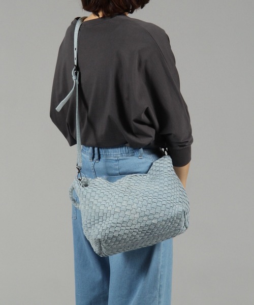 Elura（エルーラ）の「アソートメッシュミニトートバッグ／108141（トートバッグ・レディース・シルバー/ブルー・ONE SIZE）」の4枚目の写真
