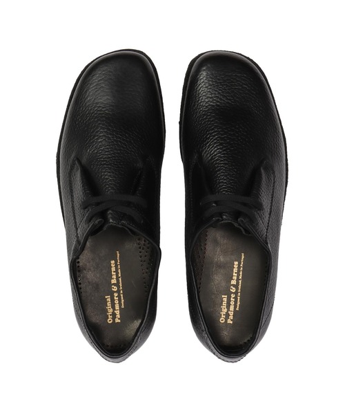 Padmore&Barnes(パドモア&バーンズ)の「PLAIN TOE LEATHER P500LEA(モカシン/デッキシューズ・メンズ・ブラック・8/10/9/7/6)」の3枚目の写真