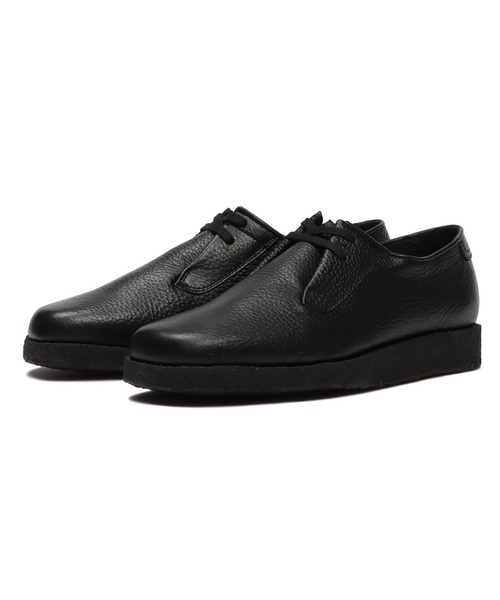 Padmore&Barnes(パドモア&バーンズ)の「PLAIN TOE LEATHER P500LEA(モカシン/デッキシューズ・メンズ・ブラック・8/10/9/7/6)」の2枚目の写真
