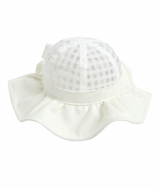 moimoln(モイモルン)の「シアリングハット(ハット・キッズ・アイボリー・46cm/48cm/50cm/52cm)」の1枚目の写真
