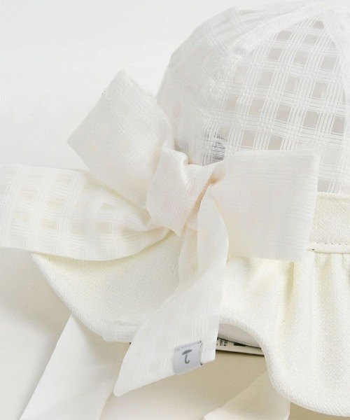 moimoln(モイモルン)の「シアリングハット(ハット・キッズ・アイボリー・46cm/48cm/50cm/52cm)」の3枚目の写真