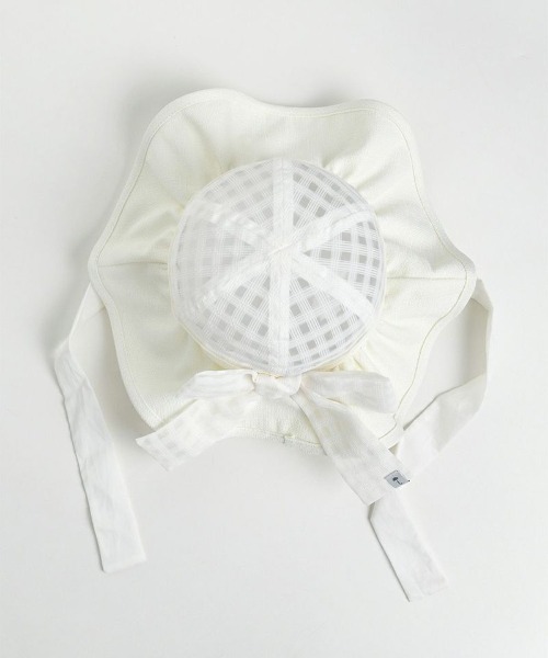 moimoln(モイモルン)の「シアリングハット(ハット・キッズ・アイボリー・46cm/48cm/50cm/52cm)」の4枚目の写真