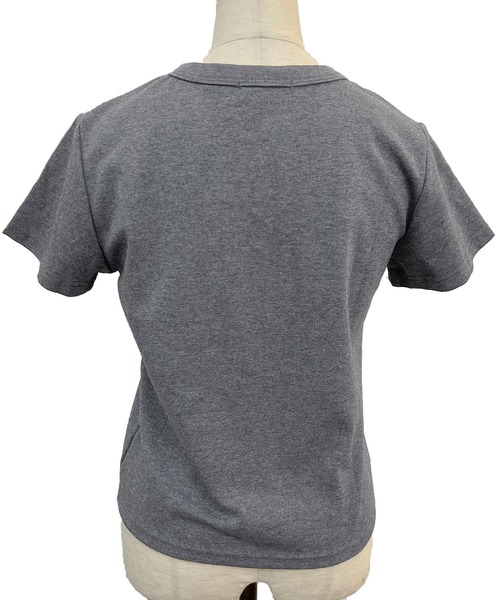 titty＆Co. PETIT（ティティアンドコープティ）の「うさぎリボンTシャツ（Tシャツ/カットソー・レディース・ライトベージュ/チャコールグレー・FREE）」の18枚目の写真