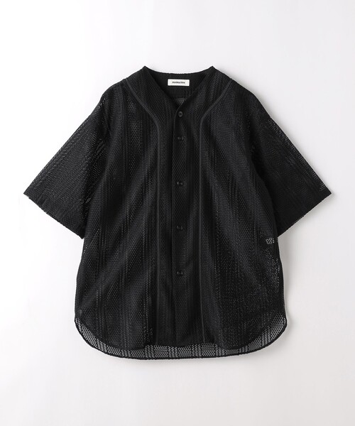 monkey time シアー ダブルラッセル ベースボール シャツ MONKEY TIME（モンキータイム）の「シアー ダブルラッセル ベース