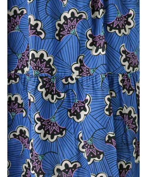 Lugnoncure（ルノンキュール）の「アフリカン柄ワンピース（ワンピース・レディース・ベージュ/イエロー/ブルー・F）」の12枚目の写真