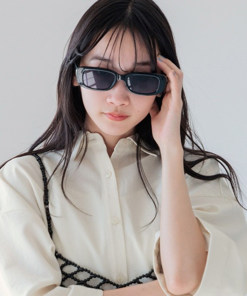 LOWRYS FARM（ローリーズファーム）の「ＧＬＡＳＳＥＳ３ 995329（サングラス・レディース・ブラック/ブラック系その他/ブラウン・FREE）」の2枚目の写真