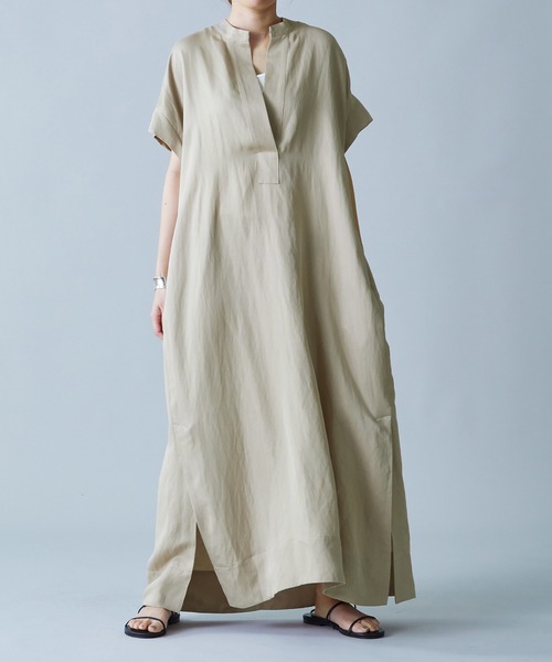 最終価格【1er Arrondissement】テンセルリネンスロングワンピース 最終価格【1er Arrondissement】テンセルリネンスロングワンピース