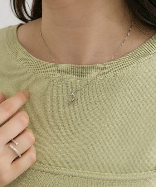 mystic（ミスティック）の「[Eau]ハートネックレス（ネックレス・レディース・シルバー/ゴールド・ONE SIZE）」の5枚目の写真