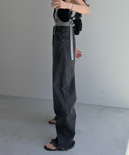 wee9s(ウィークス)の「curve denim / カーブデニム(デニムパンツ・レディース・アイボリー/ブラック・M/S)」の9枚目の写真