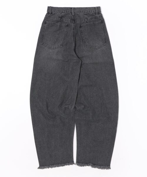 wee9s(ウィークス)の「curve denim / カーブデニム(デニムパンツ・レディース・アイボリー/ブラック・M/S)」の13枚目の写真