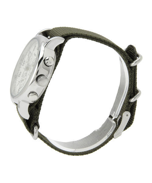 TIMEX(タイメックス)の「TIMEX / Weekender クロノグラフ(アナログ腕時計・レディース・オリーブ/ブラウン・ONE SIZE)」の3枚目の写真