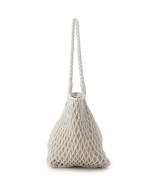 SHOO・LA・RUE（シューラルー）の「◆【マチあり】マクラメトートバッグ（トートバッグ・レディース・アイボリー/キャメル/イエロー・00）」の17枚目の写真