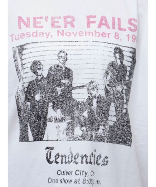 jouetie（ジュエティ）の「チュールレイヤードロックTシャツ（Tシャツ/カットソー・レディース・その他1/ブラック/オフホワイト・MEDIUM）」の17枚目の写真