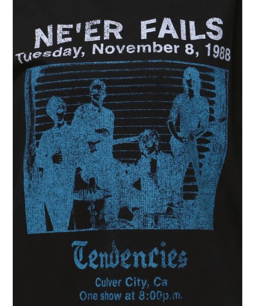 jouetie（ジュエティ）の「チュールレイヤードロックTシャツ（Tシャツ/カットソー・レディース・その他1/ブラック/オフホワイト・MEDIUM）」の18枚目の写真