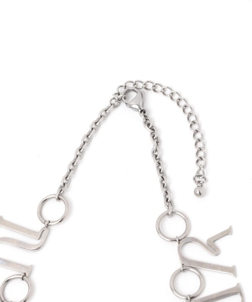 Anui（アニュイ）の「【UNISEX】ステンレスモチーフロゴネックレス（ネックレス・レディース・シルバー・FREE）」の3枚目の写真