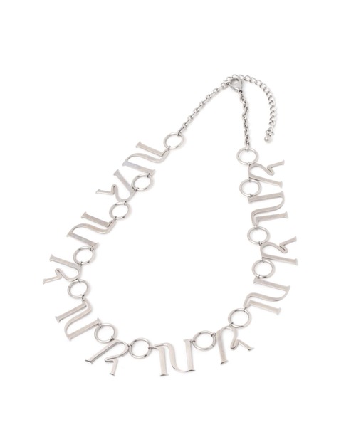 Anui（アニュイ）の「【UNISEX】ステンレスモチーフロゴネックレス（ネックレス・レディース・シルバー・FREE）」の2枚目の写真