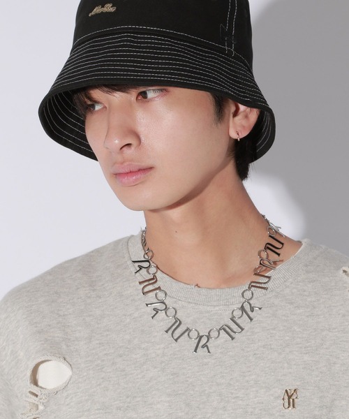 Anui（アニュイ）の「【UNISEX】ステンレスモチーフロゴネックレス（ネックレス・レディース・シルバー・FREE）」の8枚目の写真