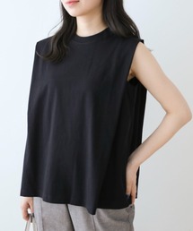 Sugar spoon | ・SUGAR SPOON タックノースリーブTEE(Tシャツ/カットソー)