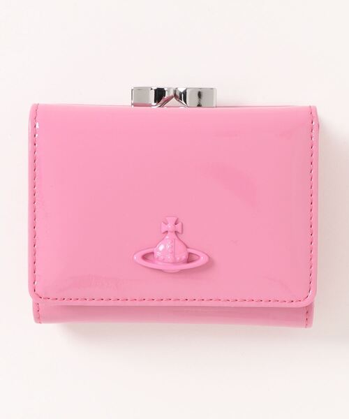 Vivienne Westwood(ヴィヴィアンウエストウッド)の「SMALL FRAME WALLET(財布・レディース・ピンク/ブラック/レッド・FREE)」の3枚目の写真