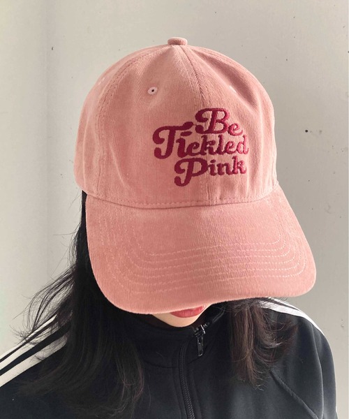 Casselini（キャセリーニ）の「Casselini(キャセリーニ)ロゴキャップ（キャップ・レディース・アイボリー/ピンク/チャコール・FREE）」の3枚目の写真