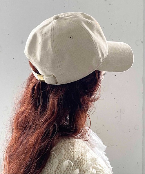 Casselini（キャセリーニ）の「Casselini(キャセリーニ)ロゴキャップ（キャップ・レディース・アイボリー/ピンク/チャコール・FREE）」の18枚目の写真