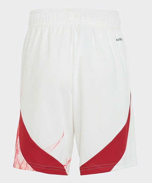 adidas（アディダス）の「キッズ サッカー日本代表 2024 アウェイ レプリカ ショーツ / アディダス adidas（スウェットパンツ・キッズ・ホワイト・160/150/140/130）」の2枚目の写真
