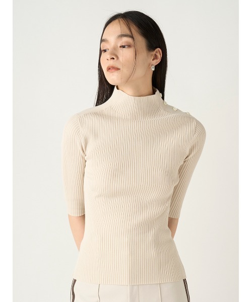 DE2857＊ハーフスリーブ✖️リブニットセットアップドレスgrnL Lサイズあり】リブニット×レースセットアップキャバドレス(DE2857)