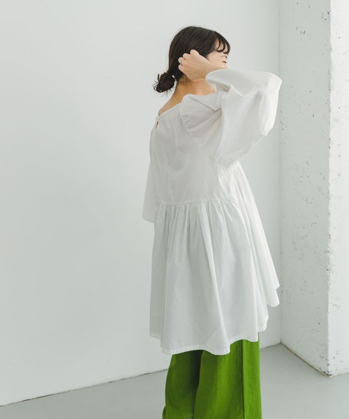 【アイテムズ アーバンリサーチ（レディース）】ボリュームギャザーチュニック ITEMS URBANRESEARCH（アイテムズ アーバンリサーチ）の