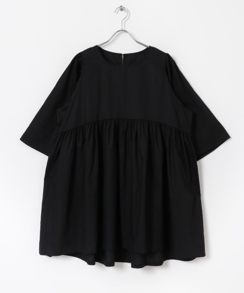 ITEMS URBANRESEARCH(アイテムズ アーバンリサーチ)の「ボリュームギャザーチュニック(シャツ/ブラウス・レディース・ホワイト/ブラック・FREE)」の18枚目の写真