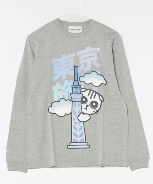 【セール】【8】【it】【Grace Chow/グレース チョウ】Graphic/Design L/S T（Tシャツ/カットソー）｜ARCHIVER（アーカイバ）