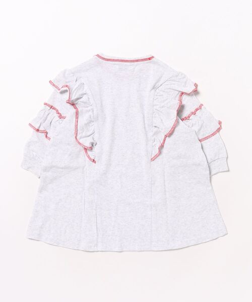 Life Support Products(ライフサポートプロダクツ)の「ダブルフリル長袖ワンピース(ワンピース・キッズ・オフホワイト/オレンジ/ラベンダー・90/100/150/140/130/120/110)」の10枚目の写真