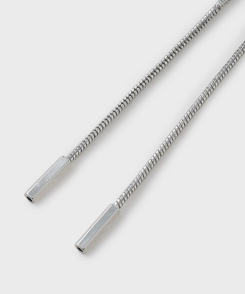 tk.TAKEO KIKUCHI（ティーケータケオキクチ）の「◆メタルループタイネックレス（ネックレス・メンズ・ブラック/シルバー/シルバー系2/シルバー系4/シルバー系5・00）」の9枚目の写真