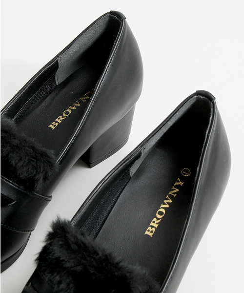 WEGO（ウィゴー）の「WEGO/ポインテッドローファー（ドレスシューズ・レディース・ブラック/アニマル・M/L）」の8枚目の写真