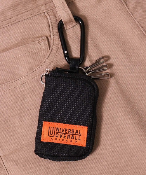 LF)【UNIVERSAL OVERALL】カラビナ付き マルチ キーケース（キーケース