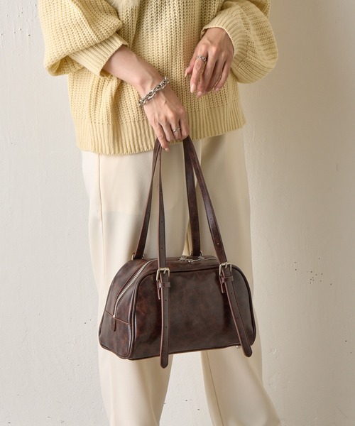 セール】ヴィンテージ合皮ボストンバッグ（ボストンバッグ）｜COLONY