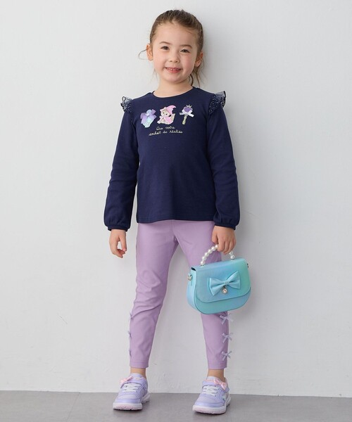 ANY（エニィ）の「リボンエナメル2WAY バッグ（ショルダーバッグ・キッズ・ピンク系/サックスブルー系・F）」の14枚目の写真