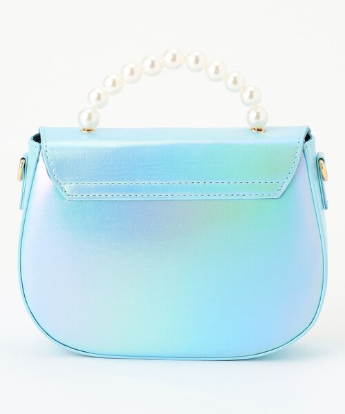 ANY（エニィ）の「リボンエナメル2WAY バッグ（ショルダーバッグ・キッズ・ピンク系/サックスブルー系・F）」の10枚目の写真