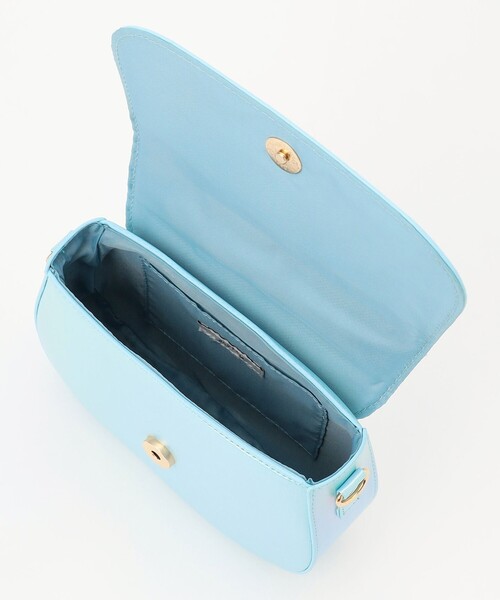 ANY（エニィ）の「リボンエナメル2WAY バッグ（ショルダーバッグ・キッズ・ピンク系/サックスブルー系・F）」の6枚目の写真