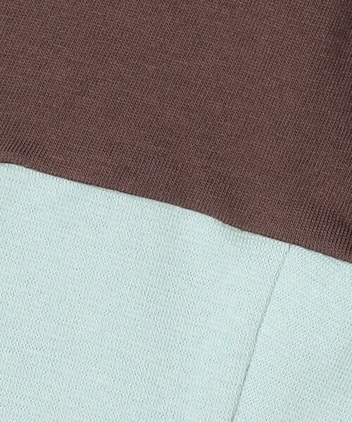 green label relaxing（グリーンレーベルリラクシング）の「TJ 天竺 袖配色 ロングスリーブ / キッズ  140cm-160cm（Tシャツ/カットソー・キッズ・ライラック/ブラック/オフホワイト/ブラウン・140cm/150cm/160cm）」の15枚目の写真