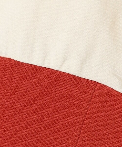 green label relaxing（グリーンレーベルリラクシング）の「TJ 天竺 袖配色 ロングスリーブ / キッズ  140cm-160cm（Tシャツ/カットソー・キッズ・ライラック/ブラック/オフホワイト/ブラウン・140cm/150cm/160cm）」の10枚目の写真