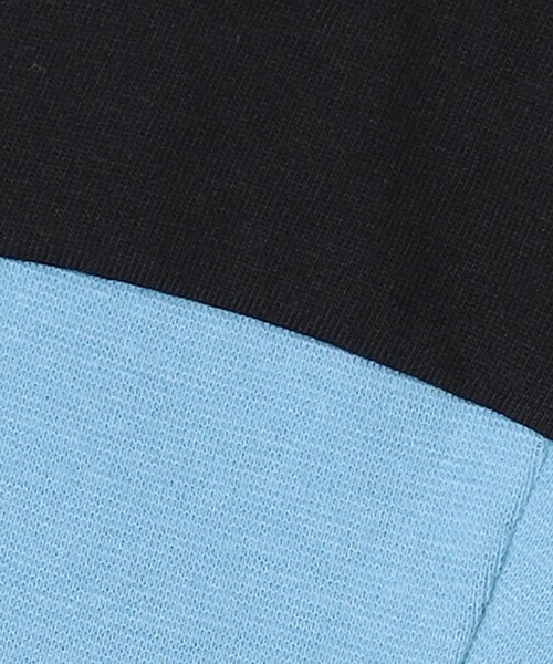 green label relaxing（グリーンレーベルリラクシング）の「TJ 天竺 袖配色 ロングスリーブ / キッズ  140cm-160cm（Tシャツ/カットソー・キッズ・ライラック/ブラック/オフホワイト/ブラウン・140cm/150cm/160cm）」の6枚目の写真