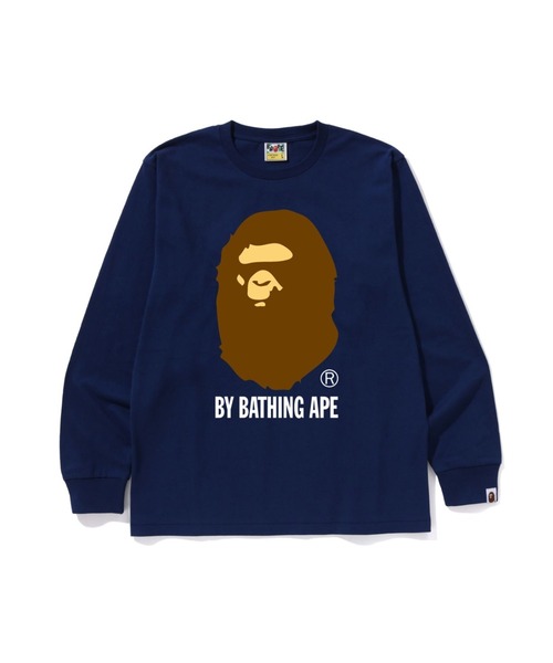 A BATHING APE(アベイシングエイプ)の「BY BATHING APE LS TEE(Tシャツ/カットソー・メンズ・ネイビー/ブラック/ホワイト/ベージュ/イエロー/ブルー/グレー/オリーブ・XX-LARGE/X-LARGE/LARGE/MEDIUM/SMALL/XXX-LARGE)」の6枚目の写真